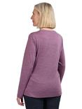 Rohan Women's Merino Cool Wool Blend Long Sleeve Top, Haze Purple Marl