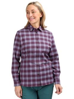 Rohan Women's Cove Long Sleeve Check Shirt, Purple/Lilac