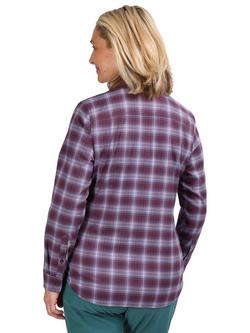 Rohan Women's Cove Long Sleeve Check Shirt - view 2, Purple/Lilac