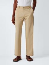 John Lewis Cotton Linen Blend Trousers, Natural