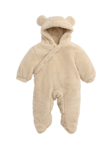 MORI Baby Borg Pramsuit, Taupe