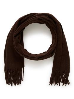 Part Two Kitha Pure Wool Scarf, Mole