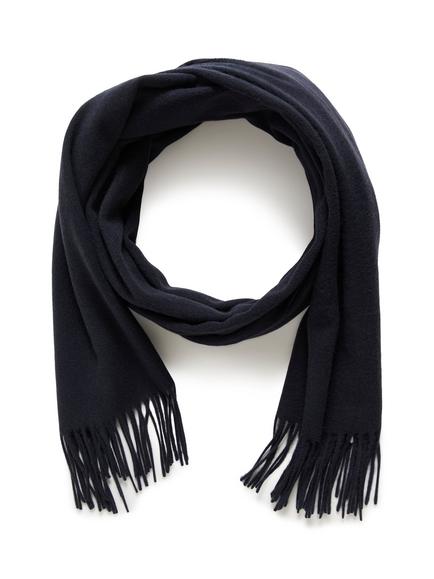Part Two Kitha Pure Wool Scarf, Dark Navy