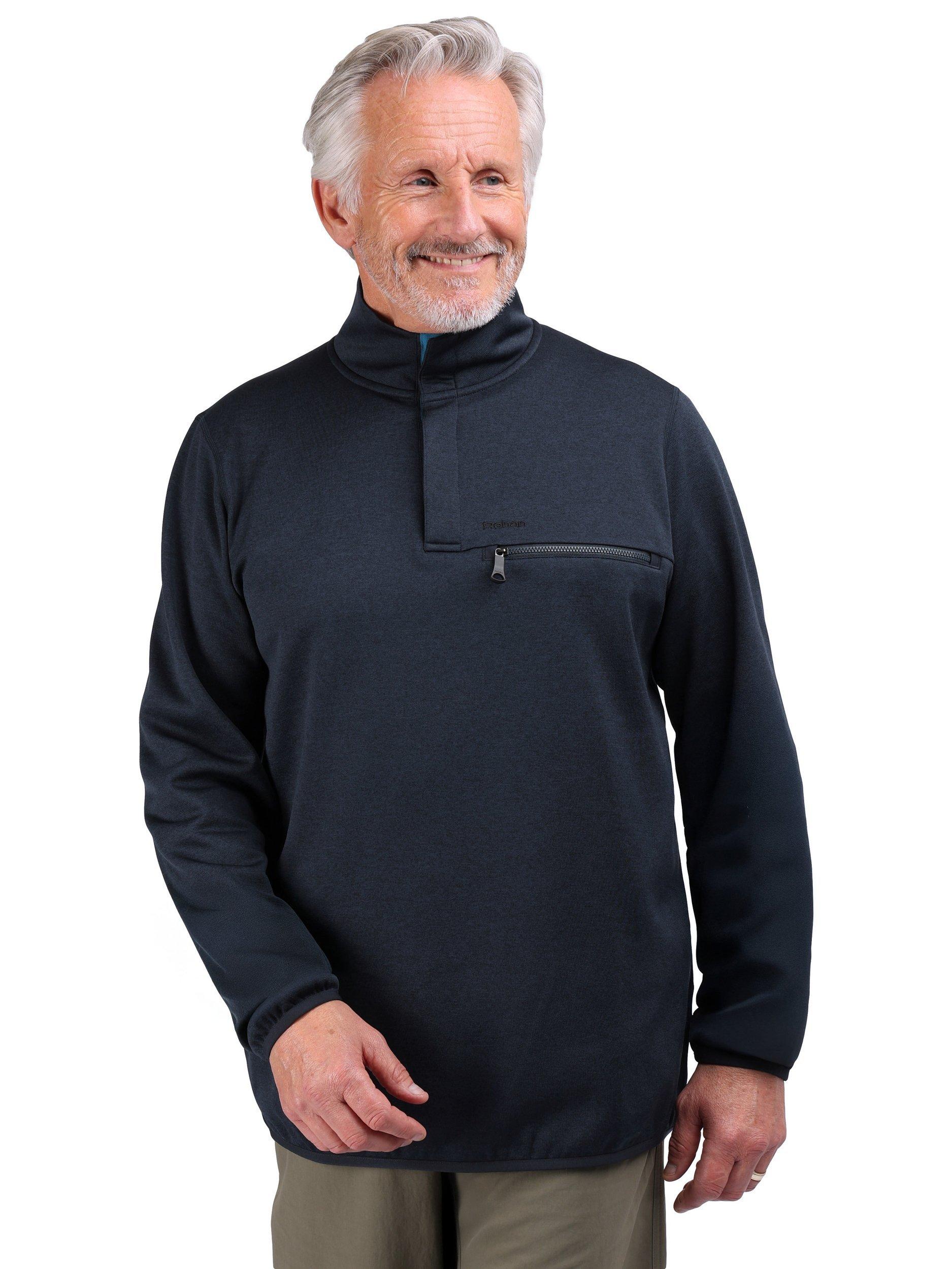 Product image 1 of 6, which shows Rohan Men's Campfire Fleece, True Navy Marl, S