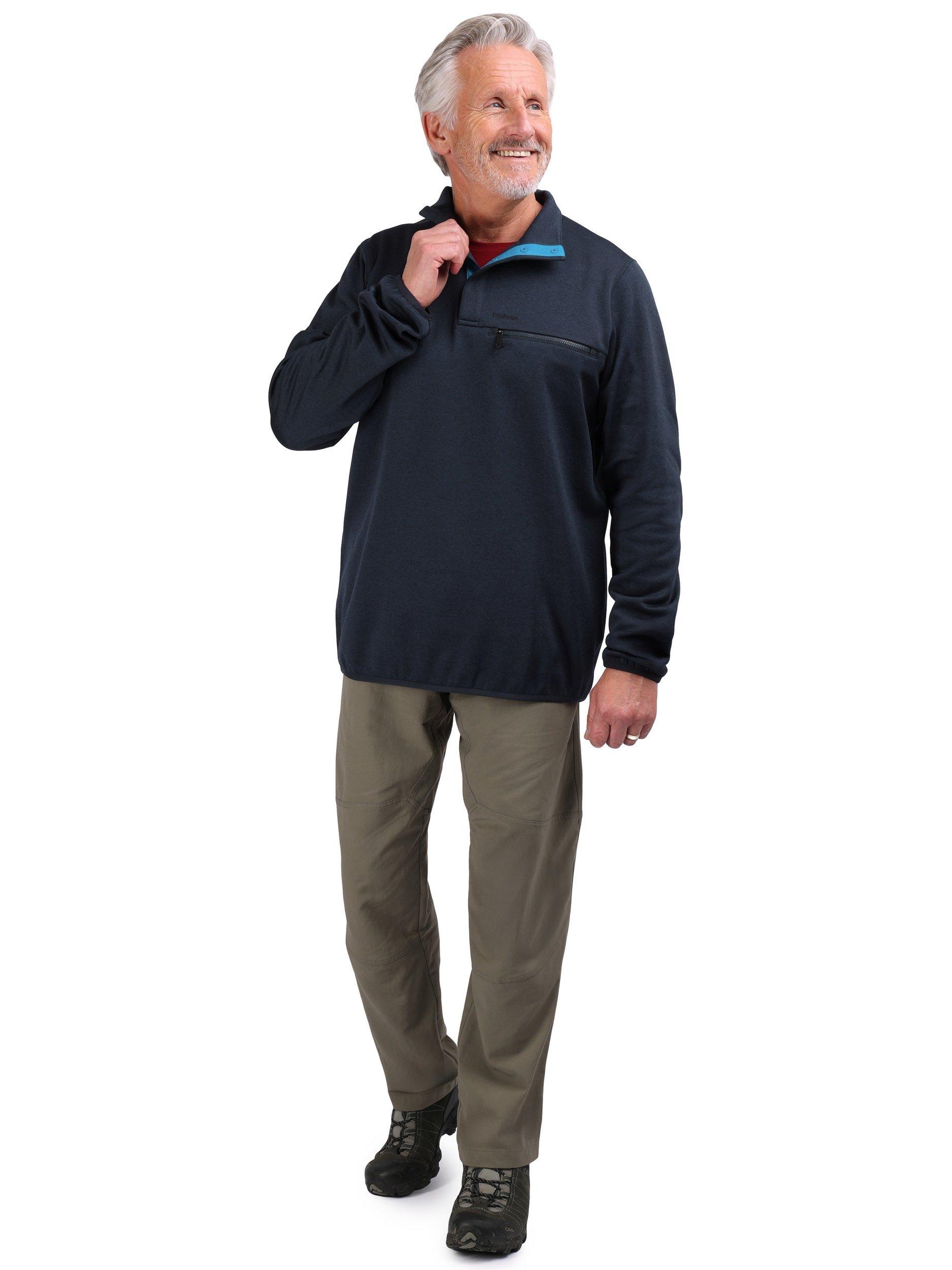 Product image 4 of 6, which shows Rohan Men's Campfire Fleece, True Navy Marl, S