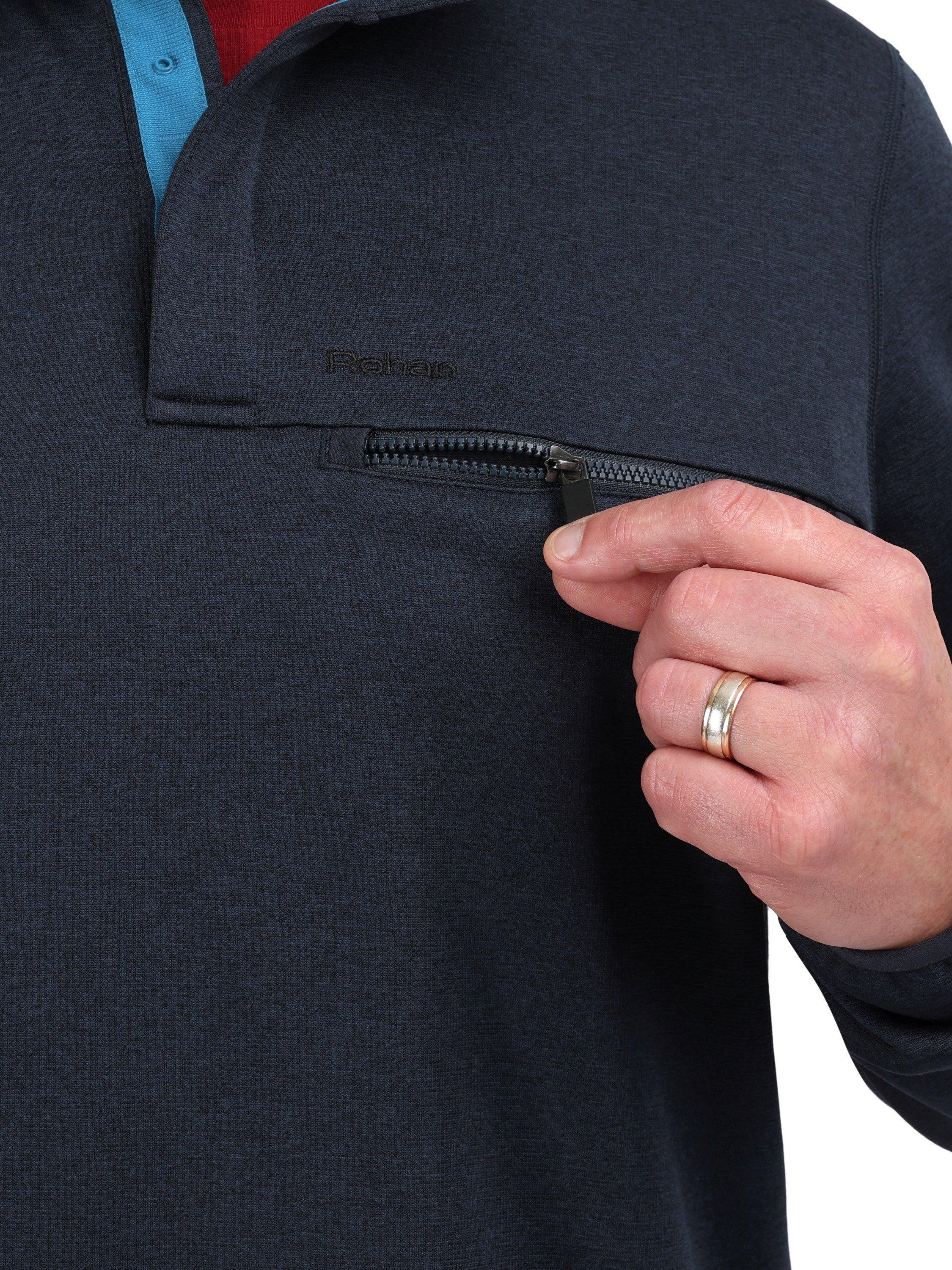 Product image 5 of 6, which shows Rohan Men's Campfire Fleece, True Navy Marl, S