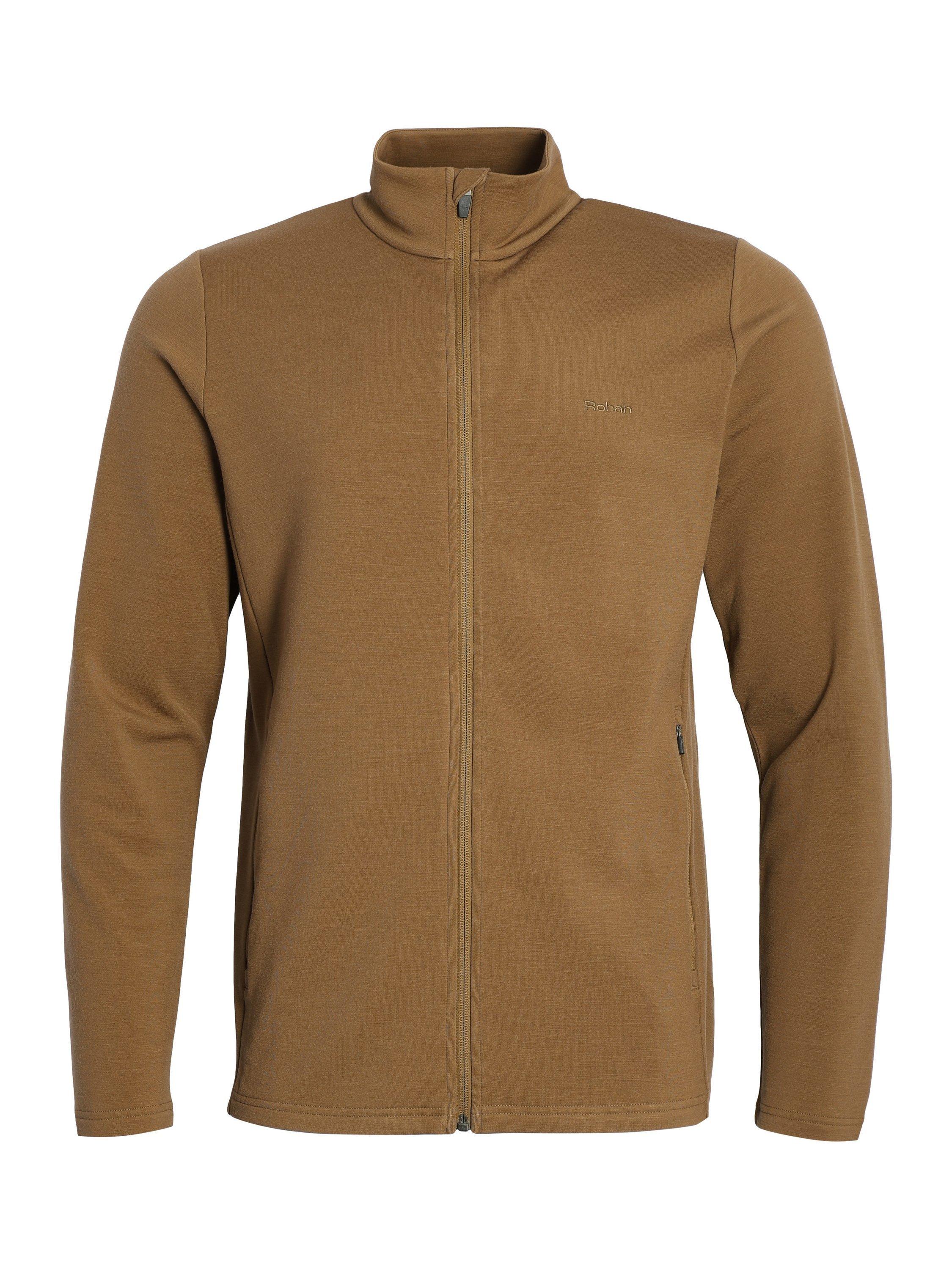 Product image 3 of 6, which shows Rohan Men's Radiant Wool Blend Jacket, Cedar Brown, S