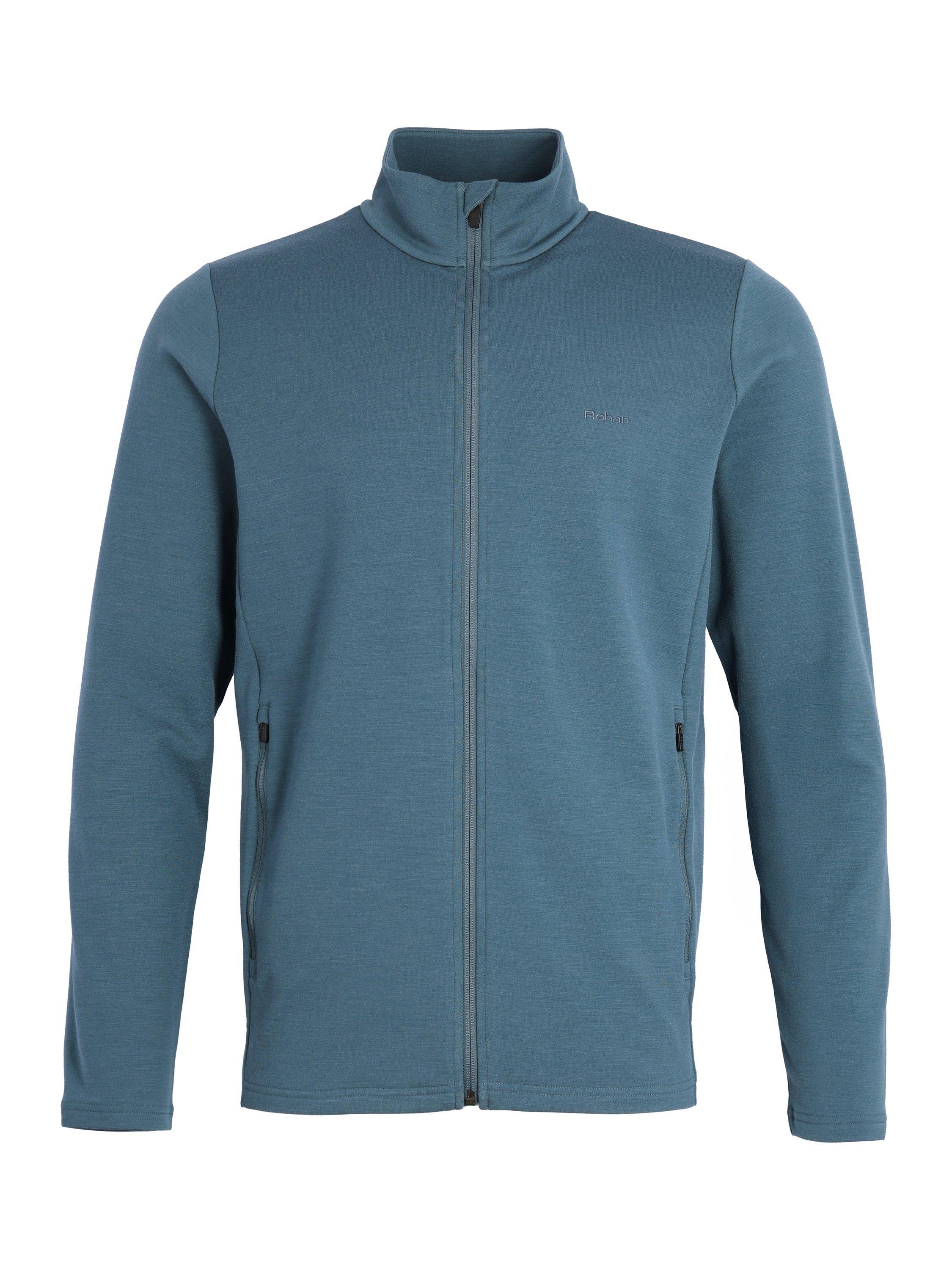 Product image 3 of 7, which shows Rohan Men's Radiant Wool Blend Jacket, Steel Blue, S