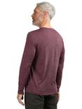 Rohan Men's Merino Cool Wool Blend Long Sleeve Top, Cayenne Purple Marl