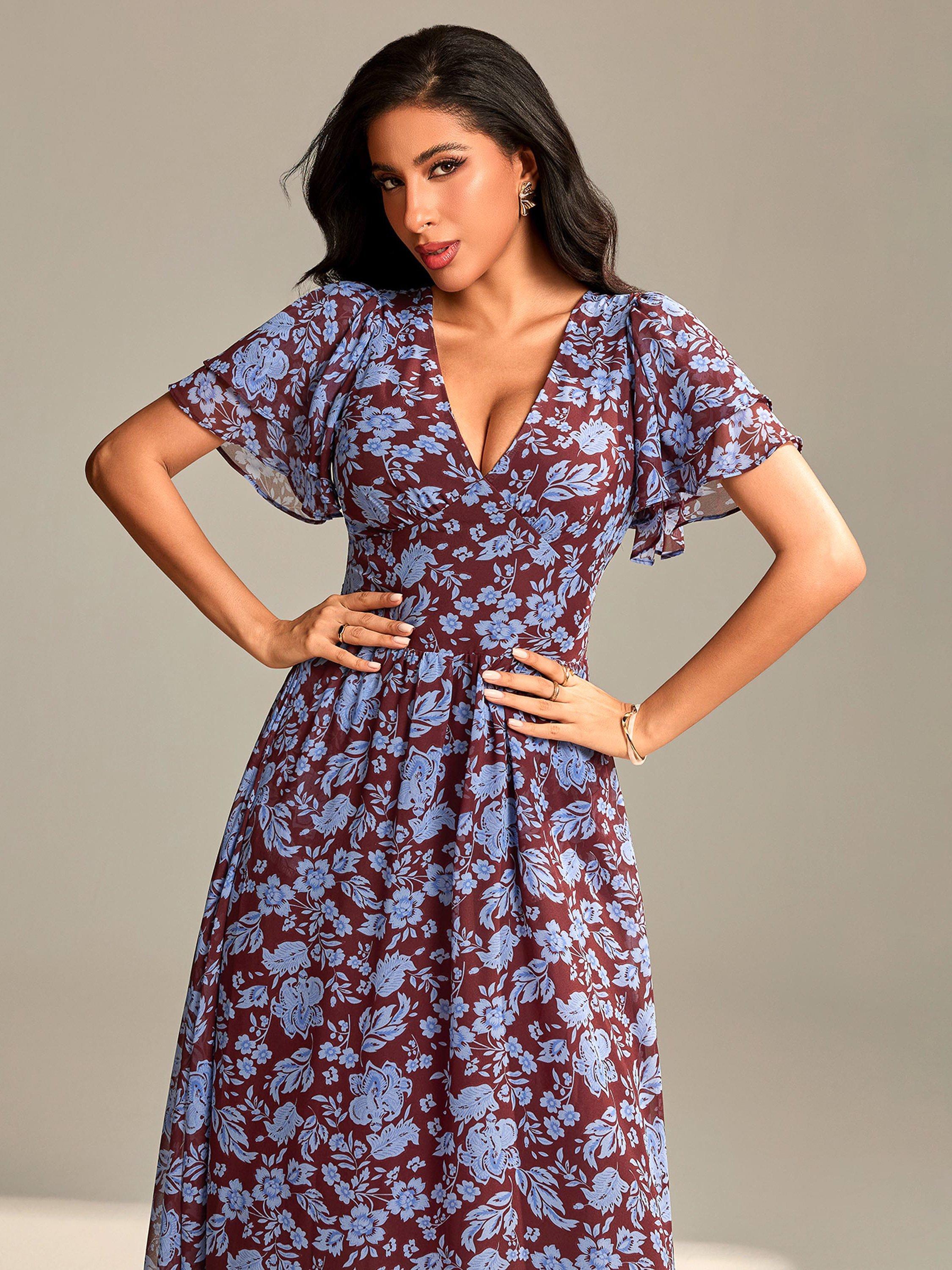The Jolie' Mae Floral Dress main image 0