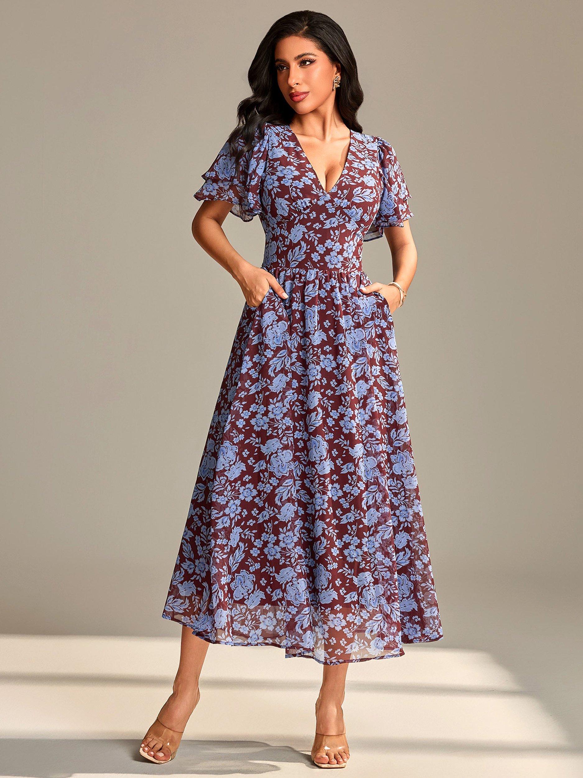 corset summer dress with sleeves Milkmaid Women Puff Sleeve Low Cut Square Neck Floral Side Split Long Dresses Backless Ruffle Pleated Bohemian Maxi Sundress A Line Casual Beach Dress S at Amazon Women's Clothing Dress-Default-LISABARRON:BOR2011/2570 %0D%0ADelicate%20sewing%20and%20hemming%20by%20durable%20needle%20lockstitch%20machine tiffany Floral Skew Collar COLOR:Rose