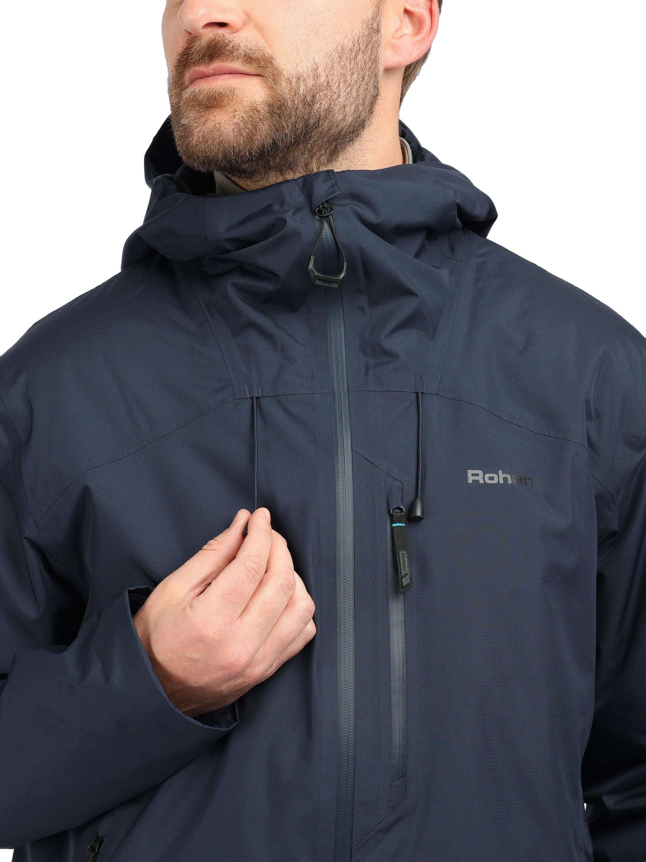 Product image 9 of 11, which shows Rohan Men's Altus Insulated Waterproof Jacket, True Navy, S