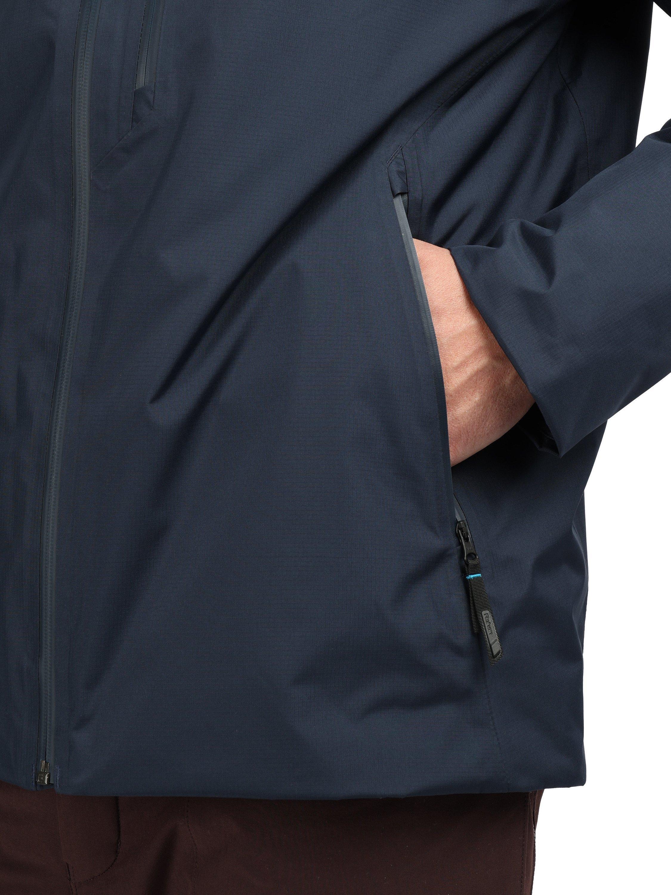 Product image 10 of 11, which shows Rohan Men's Altus Insulated Waterproof Jacket, True Navy, S