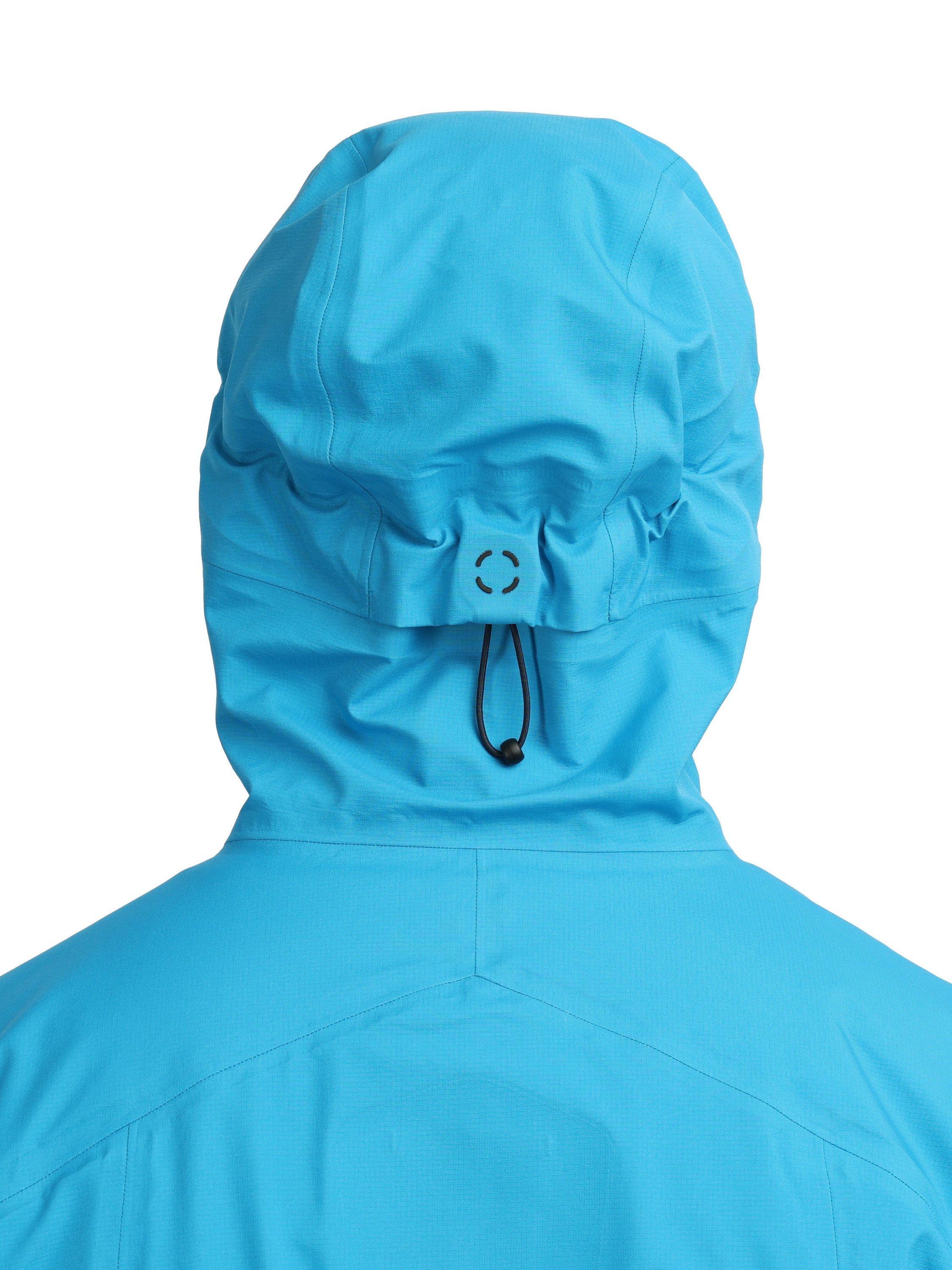 Product image 6 of 9, which shows Rohan Men's Valen Hooded Hiking Jacket, Polar Blue, S