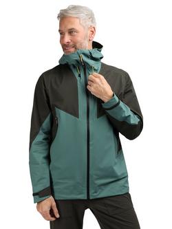 Rohan Men's Valen Hooded Hiking Jacket, Tundra/Venice Green