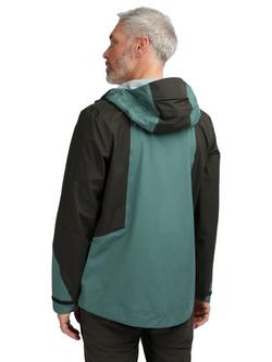 Rohan Men's Valen Hooded Hiking Jacket - view 2, Tundra/Venice Green