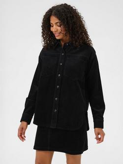 KAFFE KAkerstin Cotton Shirt, Black