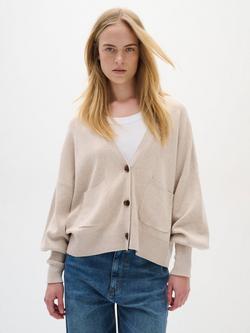 InWear Tenley V-Neck Cardigan, Simply Taupe Melange, Simply Taupe Melange