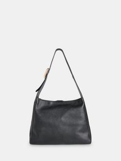 Whistles Mabel Buckle Detail Tote Bag, Black