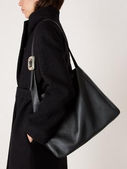 Whistles Mabel Buckle Detail Tote Bag - view 2, Black