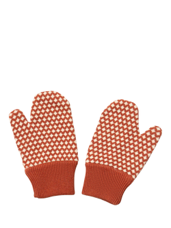 Little Green Radicals Kids' Cotton Gloves, Ginger, Ginger