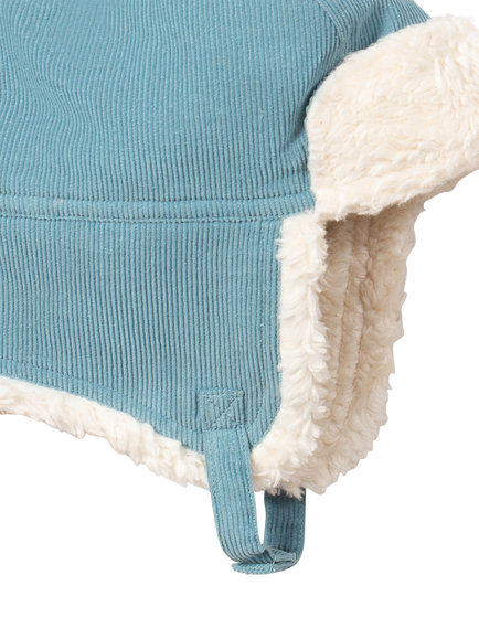Little Green Radicals Kids' Ginger Cosy Hat - view 2, Blue