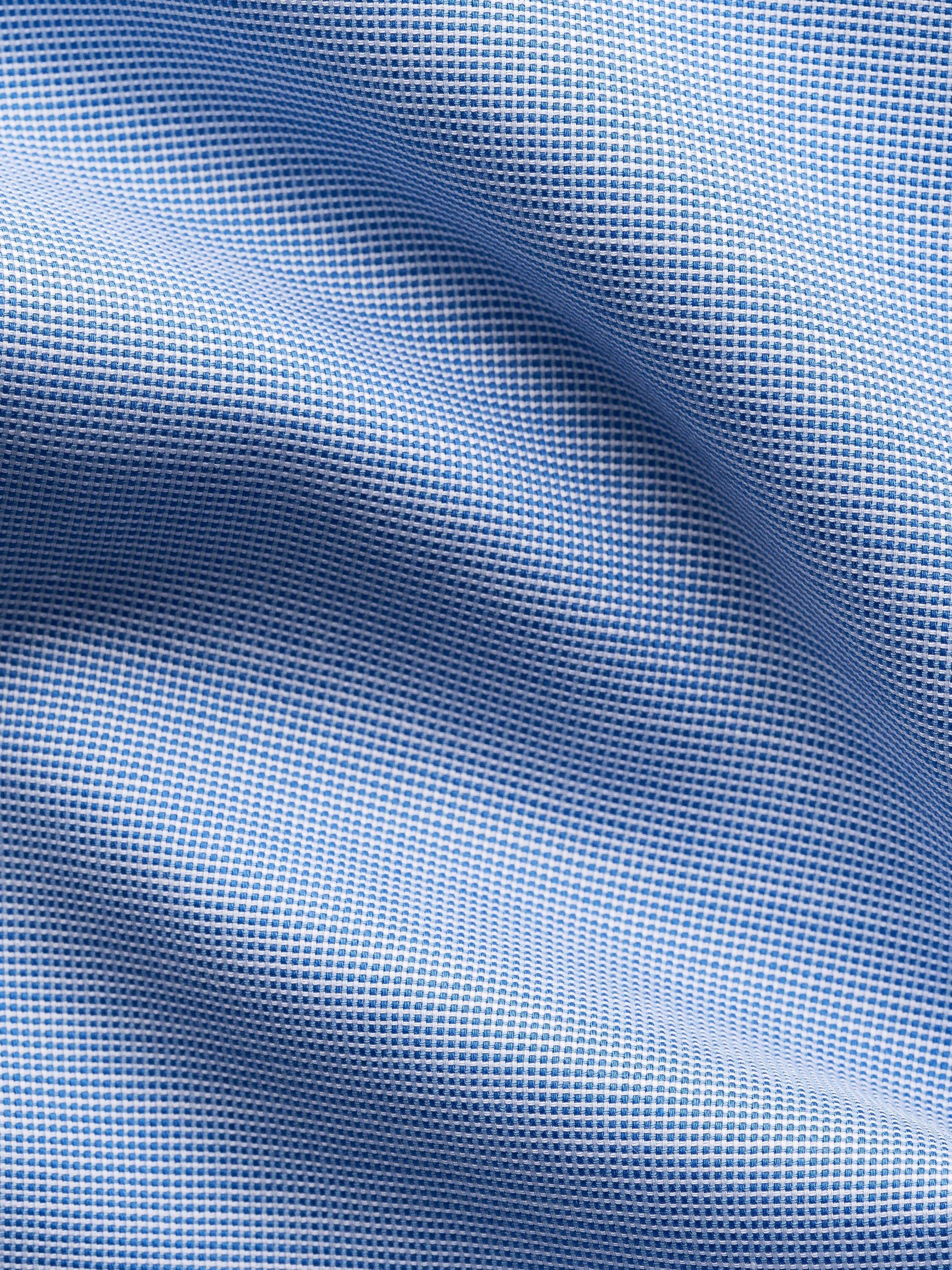Product image 3 of 4, which shows Eton Cotton Regular Fit Oxford Shirt, Mid Blue, 14.5