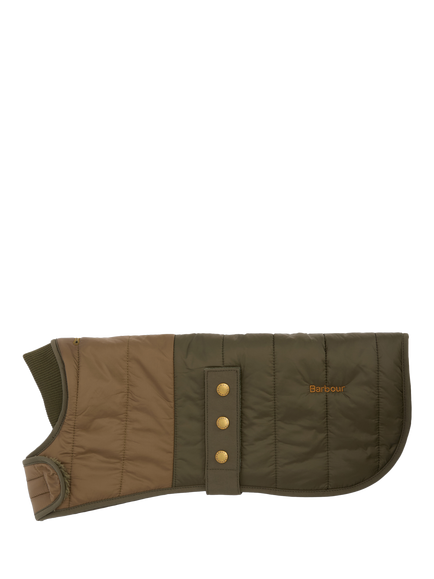 Barbour Brampton Quilted Dog Coat, Green Olive, Green Olive