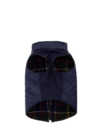 Barbour Field Reversible Dog Coat, Blue Navy - view 2, Blue Navy