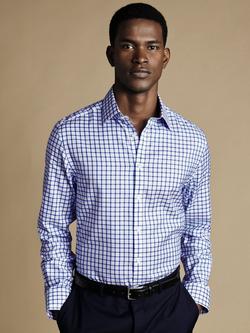 Charles Tyrwhitt Regular Fit Check Cotton Shirt, Royal Blue, Royal Blue