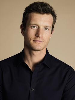 Charles Tyrwhitt Slim Fit Cotton Shirt - view 2, Navy