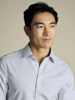 Charles Tyrwhitt Slim Fit Cotton Shirt - view 2, Ice Blue