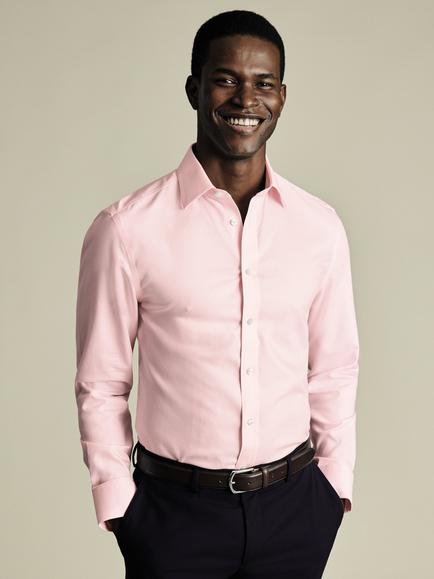Charles Tyrwhitt Slim Fit Cotton Shirt, Light Pink