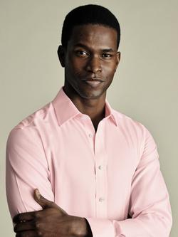 Charles Tyrwhitt Slim Fit Cotton Shirt - view 2, Light Pink