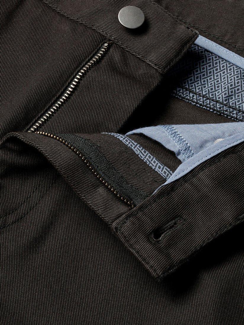 Product image 3 of 5, which shows Charles Tyrwhitt Regular Fit Cotton Blend Jeans, Black, 30S