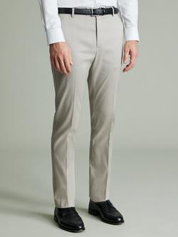Charles Tyrwhitt Slim Fit Cotton Blend Trousers, Limestone