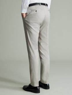Charles Tyrwhitt Slim Fit Cotton Blend Trousers - view 2, Limestone