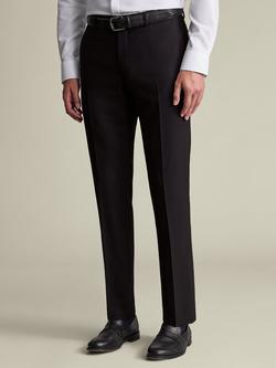 Charles Tyrwhitt Ultimate Performance Wool Suit Trousers, Black