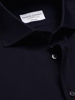 Charles Tyrwhitt Slim Fit Cotton Shirt - view 2, Navy