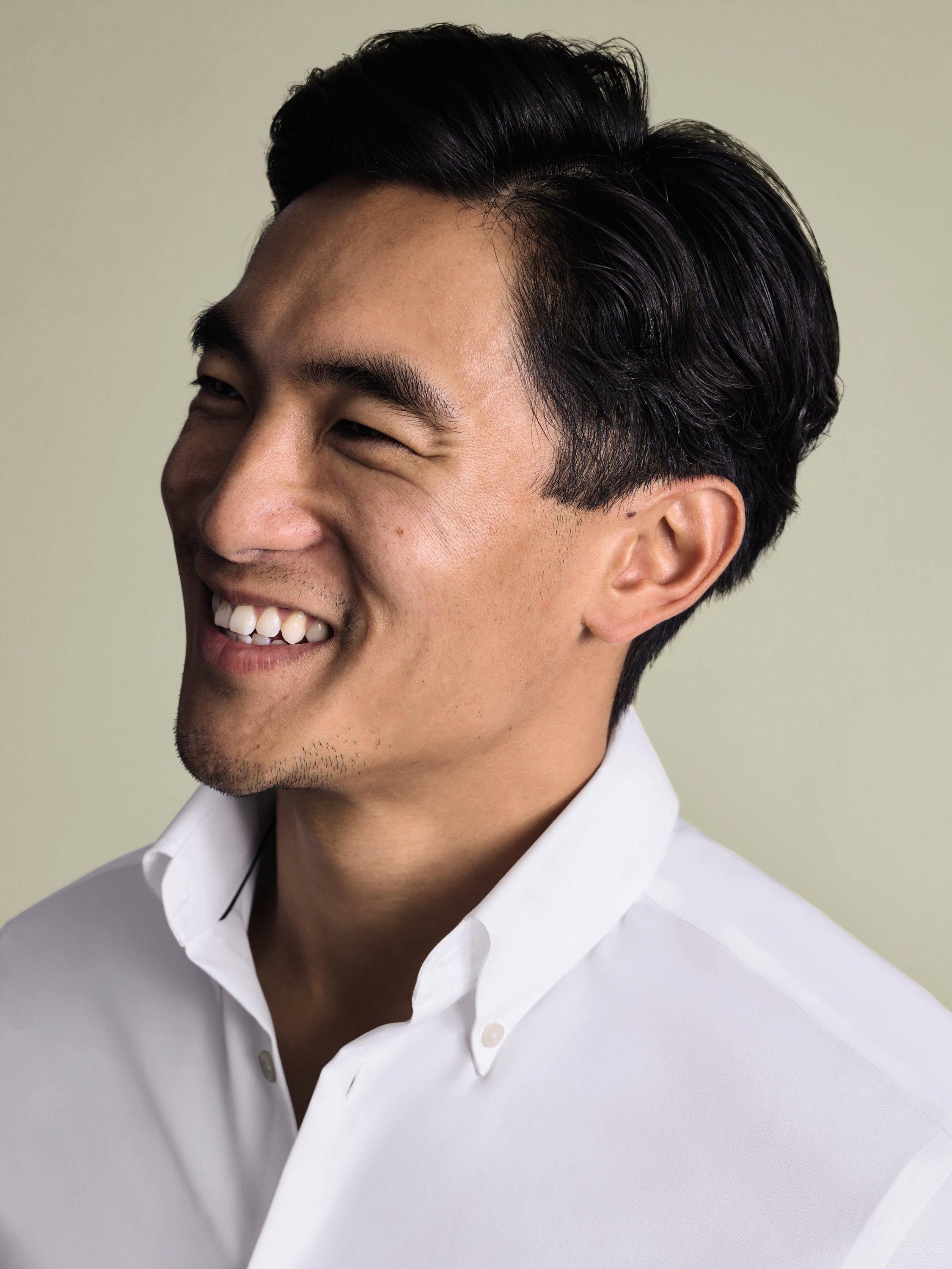 Product image 2 of 5, which shows Charles Tyrwhitt Regular Fit Button Down Collar Cotton Shirt, White, 15/33