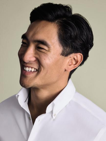 Charles Tyrwhitt Regular Fit Button Down Collar Cotton Shirt, White - view 2, White