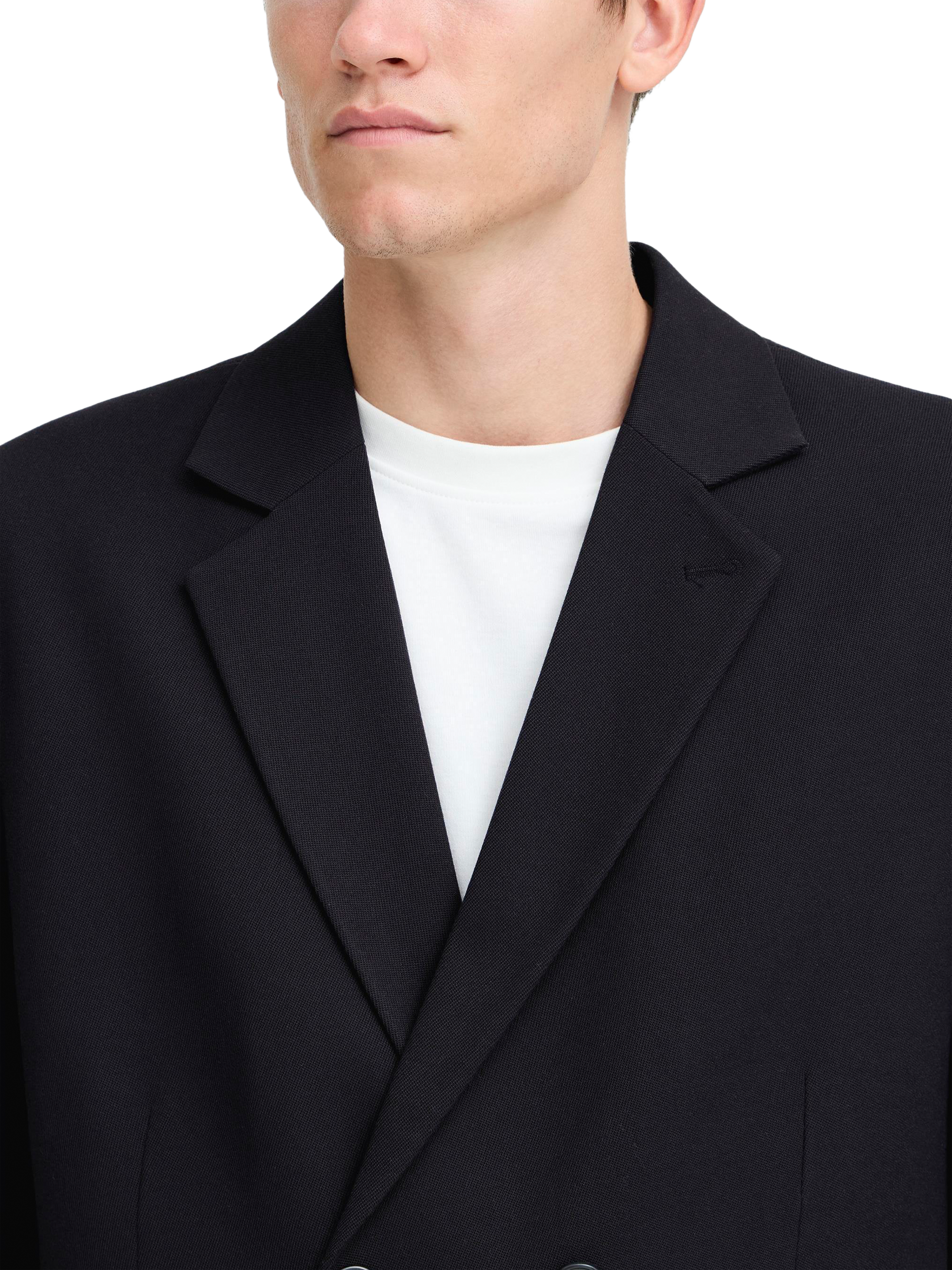 Product image 4 of 7, which shows Casual Friday Triton Double-Breasted Blazer, Dark Navy, 46R