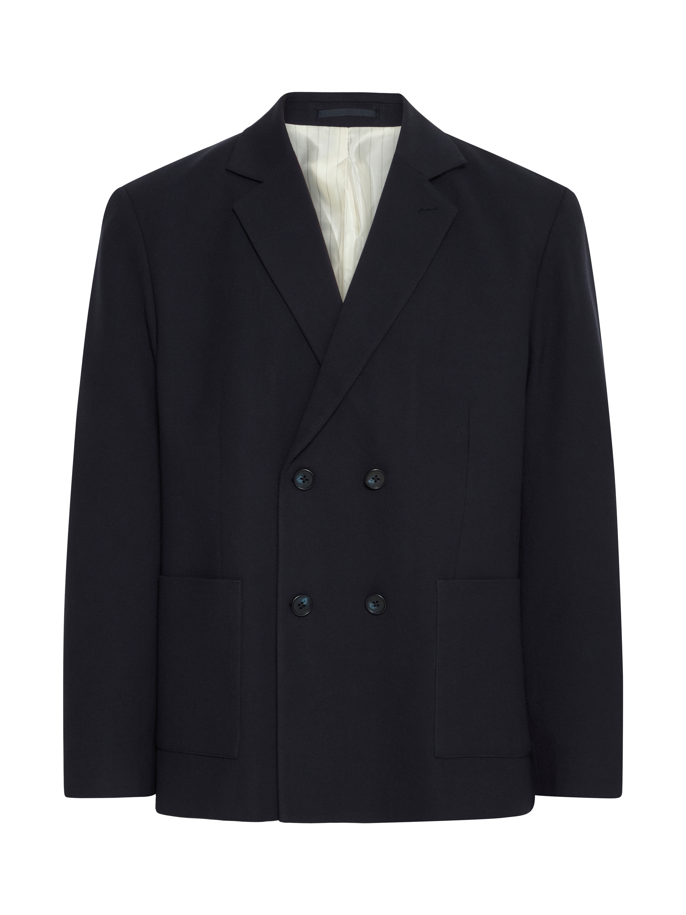 Product image 5 of 7, which shows Casual Friday Triton Double-Breasted Blazer, Dark Navy, 46R