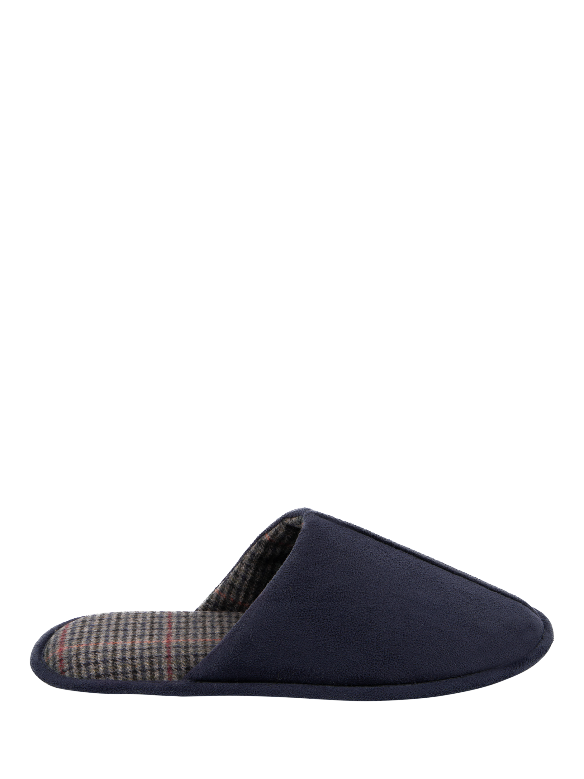 Product image 1 of 8, which shows totes Centre Seam Mule Slippers, Navy, L