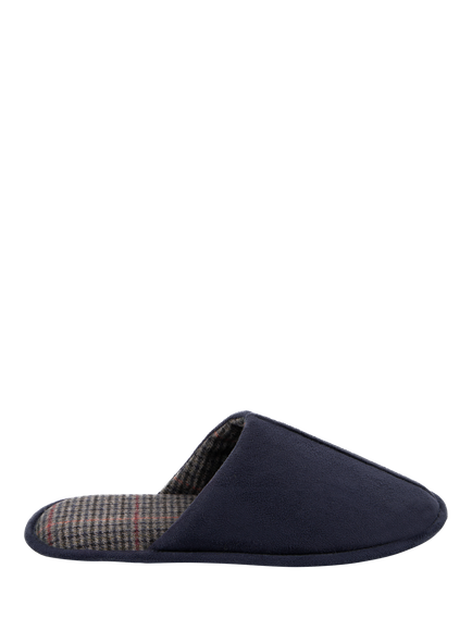 totes Centre Seam Mule Slippers, Navy