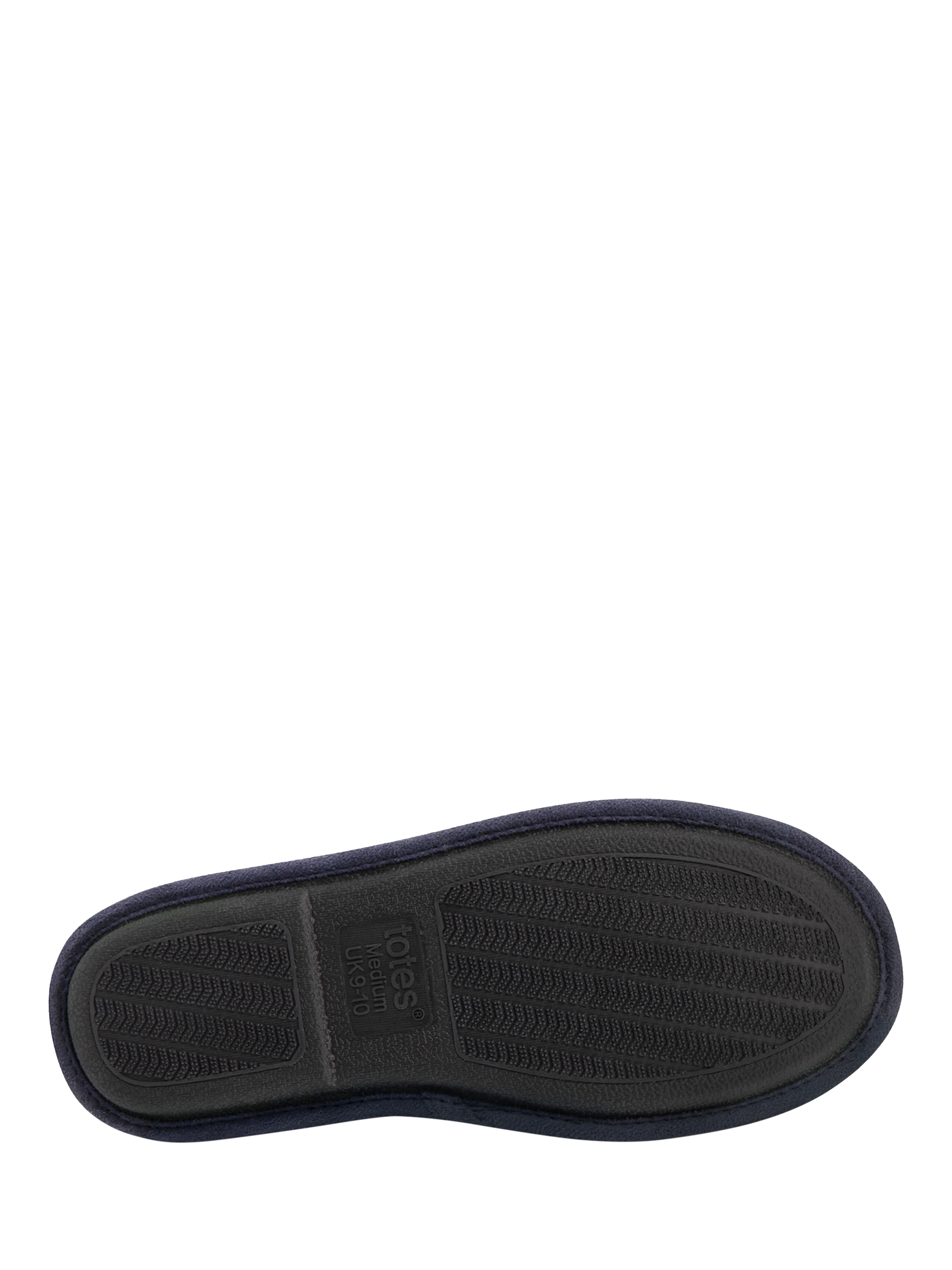 Product image 6 of 8, which shows totes Centre Seam Mule Slippers, Navy, L