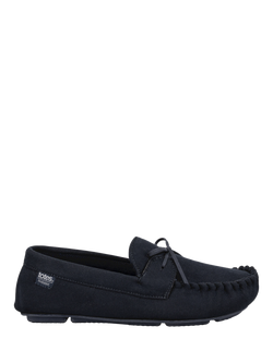 totes Moccasin Slippers, Navy