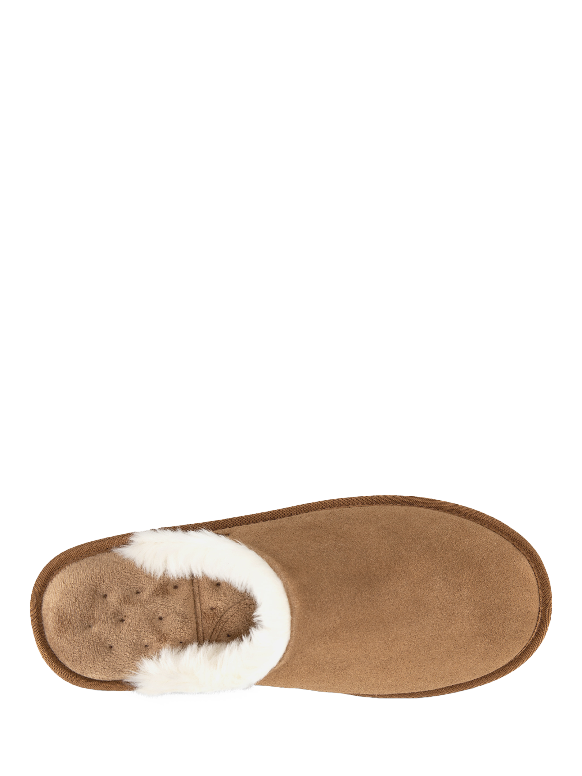 Product image 5 of 6, which shows totes Mule Suede Slippers, Tan, 10