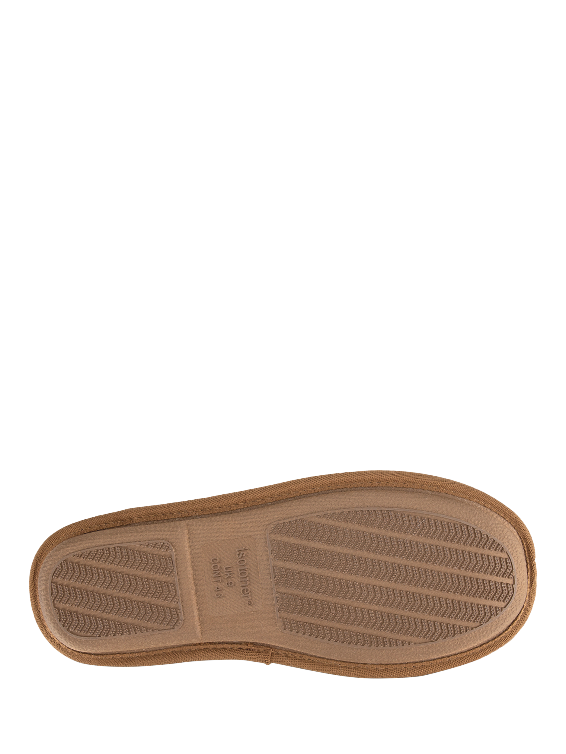 Product image 6 of 6, which shows totes Mule Suede Slippers, Tan, 10