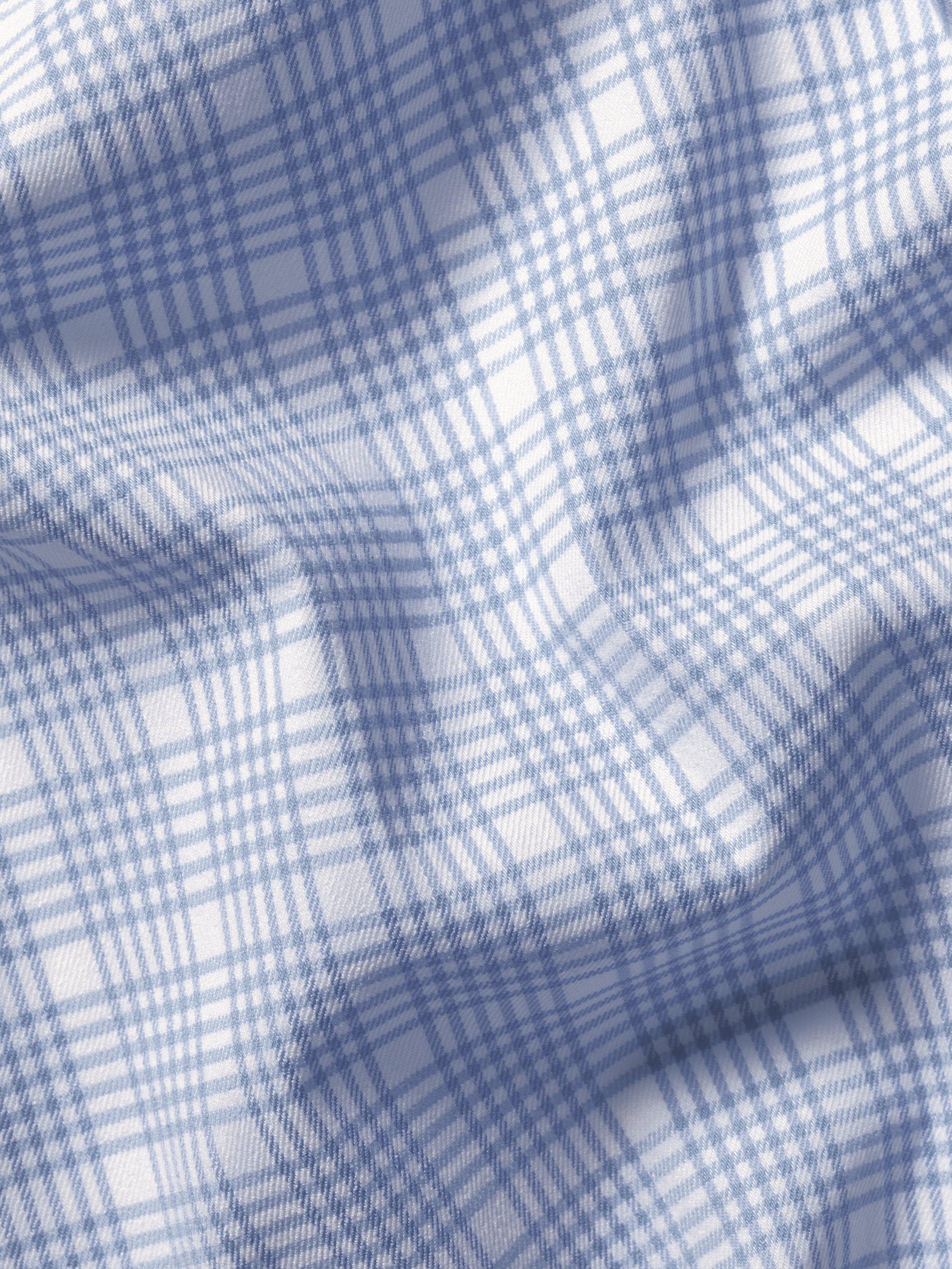 Product image 6 of 6, which shows Charles Tyrwhitt Regular Fit Check Cotton Blend Shirt, Cornflower Blue, 14.5/33